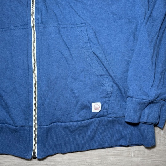 Marine Layer Full Zip Hoodie Blue Mens Size L‎ Blue Salesforce Logo Casual Soft - Picture 2 of 7